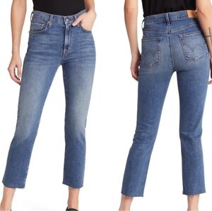 Edwin Denim Jeans Bree Cropped Straight Leg